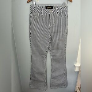 Indigo Rein Blue and‎ White Boot Cut Jeans